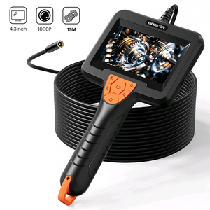 새상품) 15M 내시경카메라 4.3인치 FHD 누수탐지 배관검사 이미지