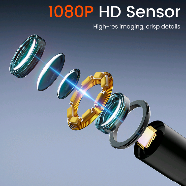 새상품) 15M 내시경카메라 4.3인치 FHD 누수탐지 배관검사 이미지