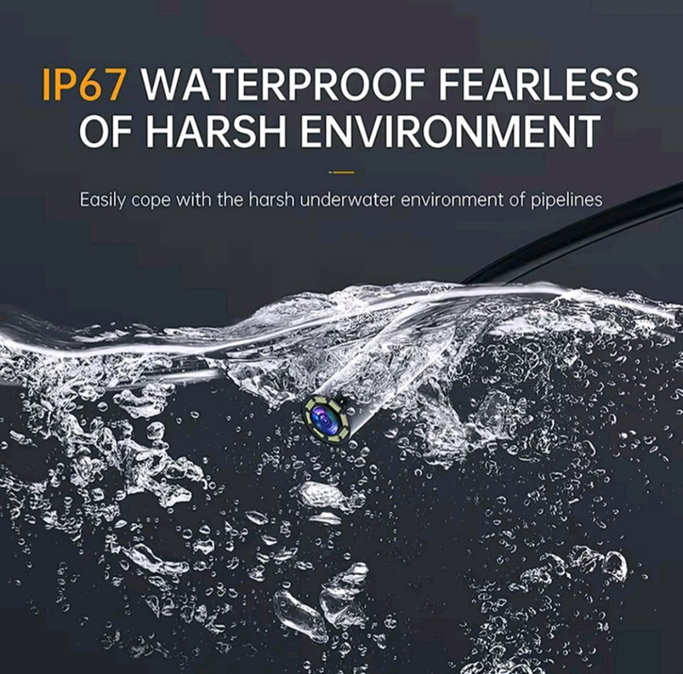 새상품) 15M 내시경카메라 4.3인치 FHD 누수탐지 배관검사 이미지