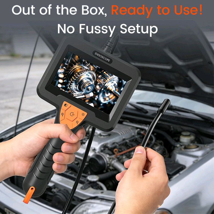 새상품) 15M 내시경카메라 4.3인치 FHD 누수탐지 배관검사 이미지