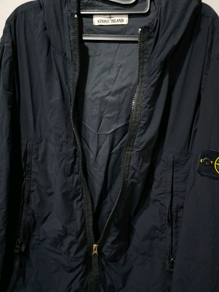 정품 스톤아일랜드 스킨 터치 와펜 후드 자켓 100 / L 이미지