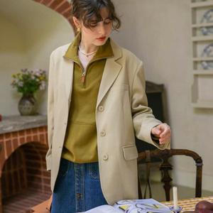 르니나(LENINA) 재클린 클래식 자켓 프리사이즈 새상품 이미지