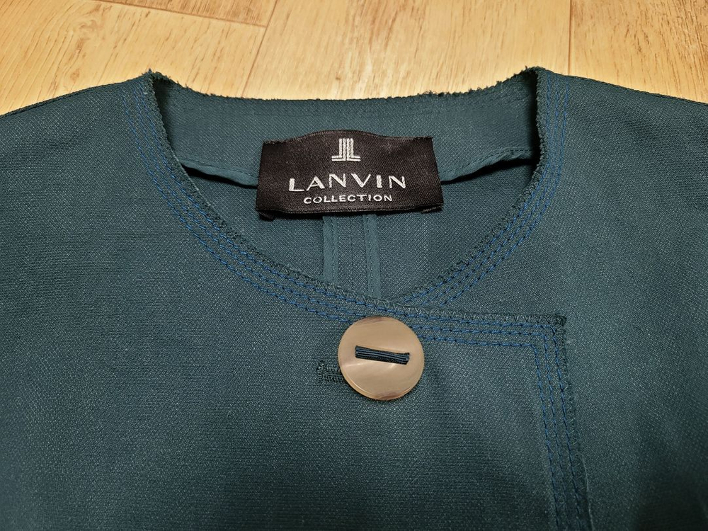 랑방컬렉션(LANVIN) 린넨 블렌드 페플럼자켓 55 이미지