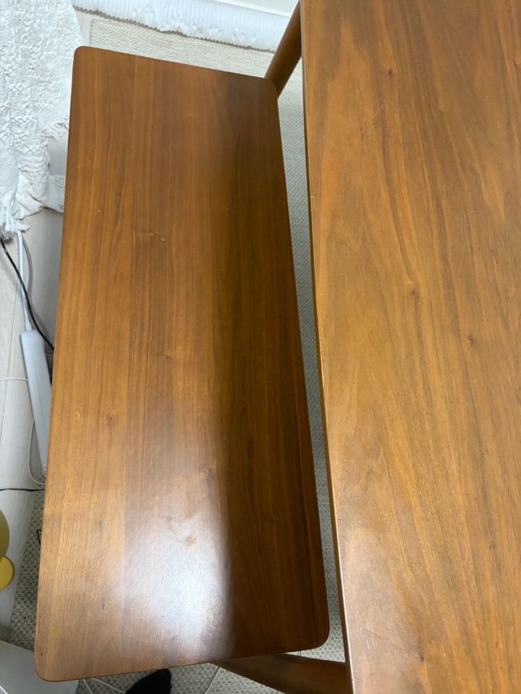 원목 식탁 의자 벤치 세트 이미지