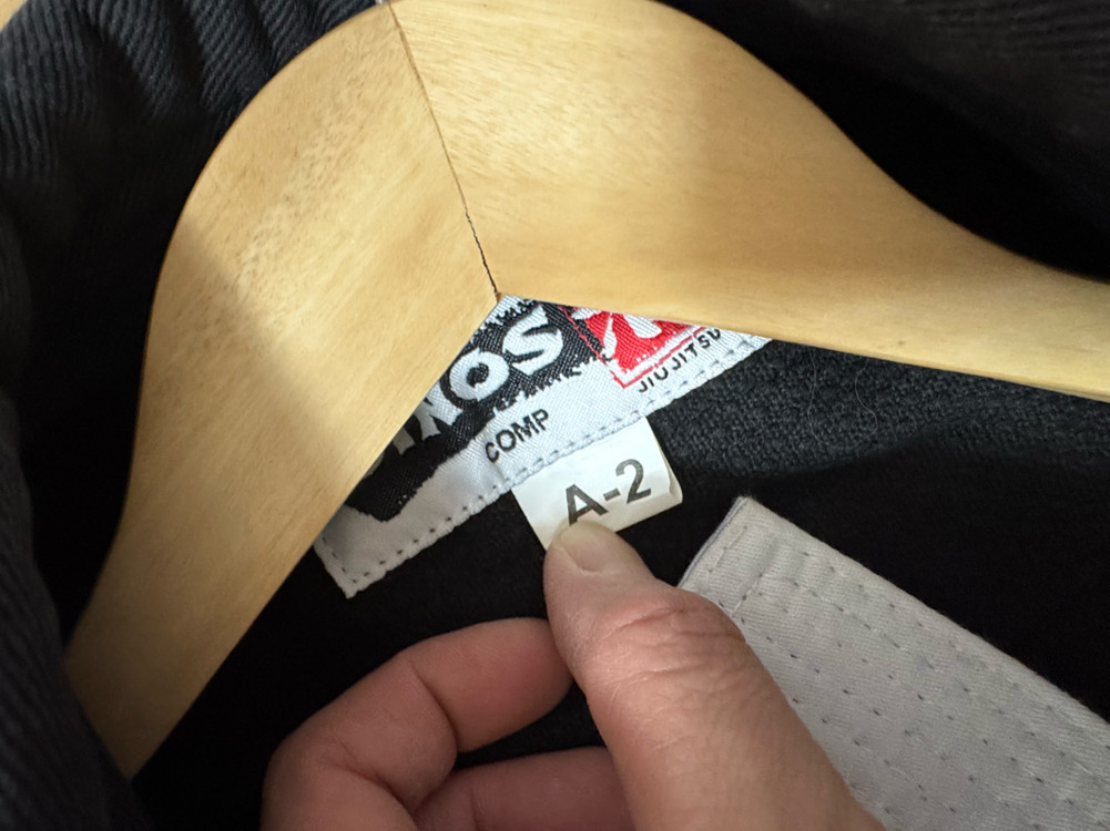 다이노스기 주짓수 도복 검정 A2+흰띠 이미지