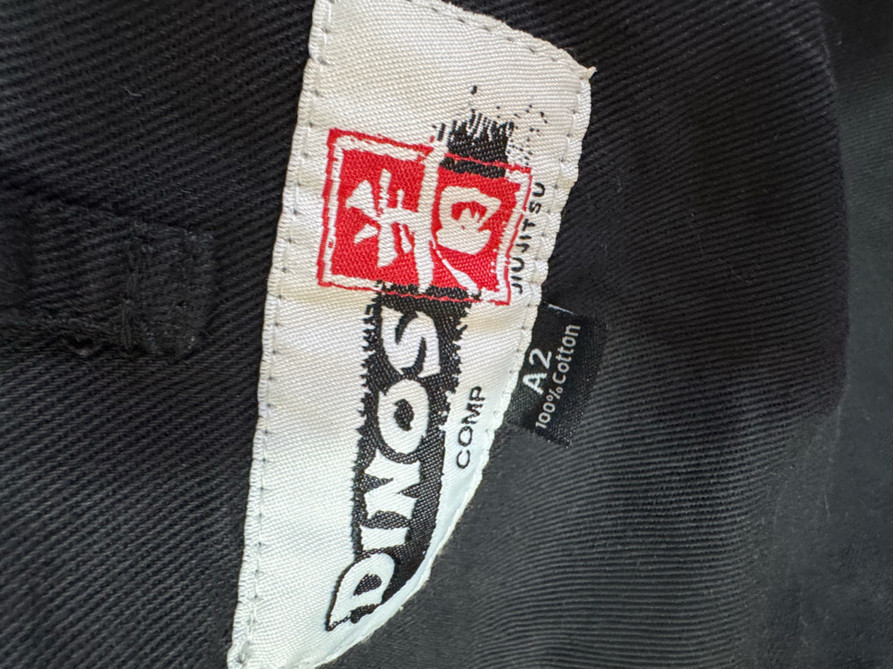 다이노스기 주짓수 도복 검정 A2+흰띠 이미지