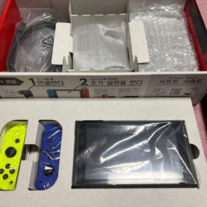 닌텐도 스위치 배터리개선판 풀박 (모여봐요동물의숲+포켓몬레전드 Z-A 설치) 이미지