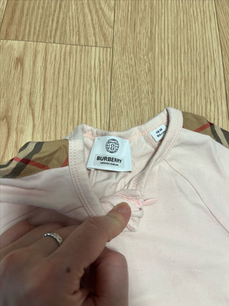 버버리 베이비 점프수트(우주복) 18m 이미지