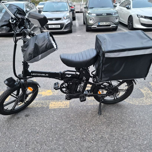 접이식 전기자전거 배달용 이미지