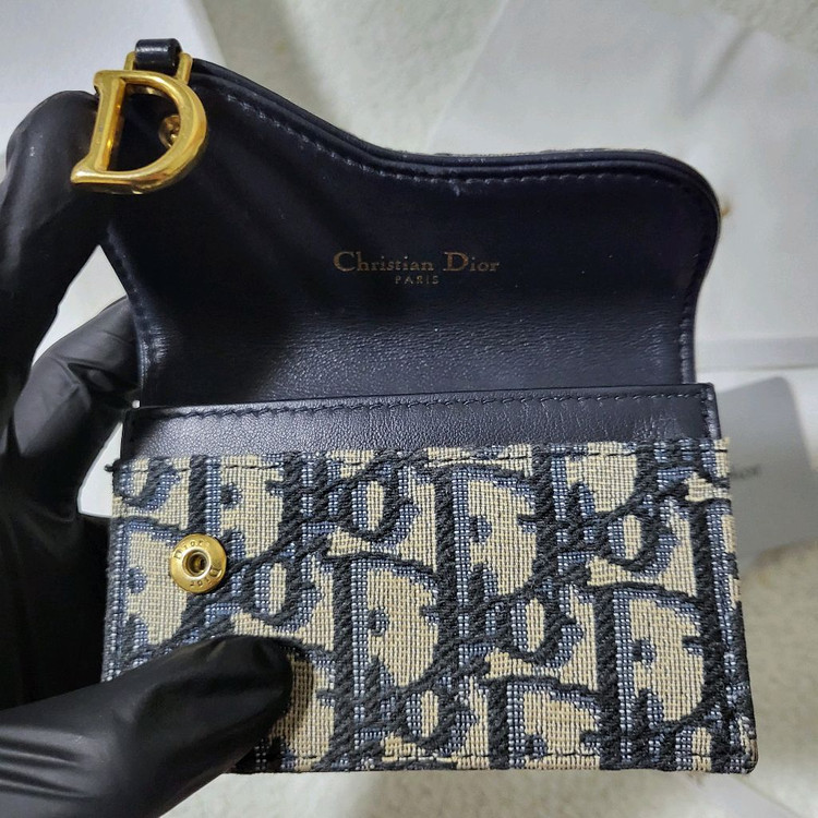 [풀구성] 디올 오블리크 새들 카드지갑 이미지