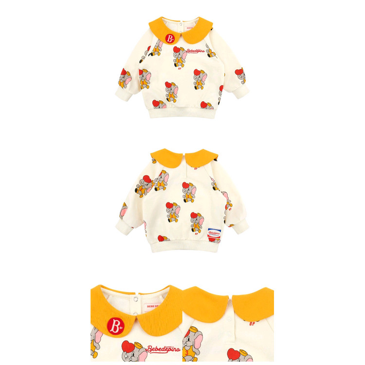 베베드피노 베이비 카라 맨투맨 티셔츠 90 이미지