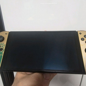 스위치OLED 젤다에디션 본체(조이콘포함)+미그V2칩 판매합니다 이미지