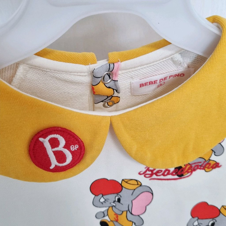베베드피노 베이비 카라 맨투맨 티셔츠 90 이미지