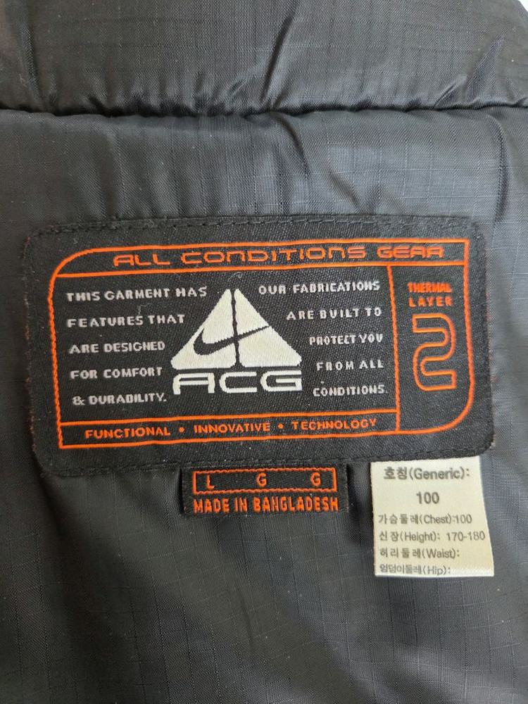 나이키 ACG 패딩 베스트 100(L) 96년 신품 팝니다 이미지