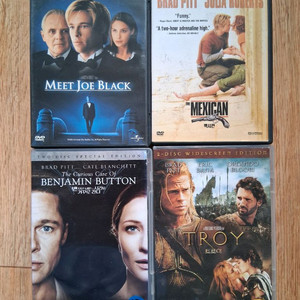 DVD 브레드 피트 영화.일괄.사진 참고하세요왼쪽위 조불랙을만나다만 북미판에요 이미지