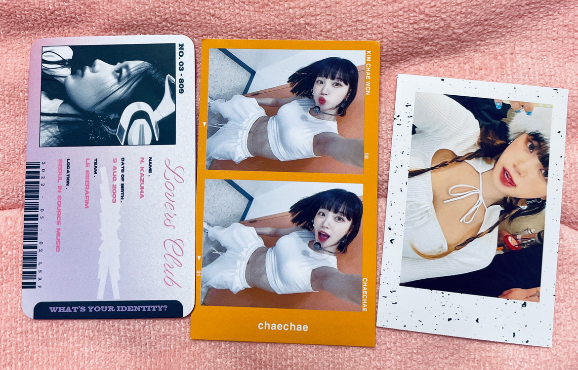 아이브 비공식 포카(르세라핌) 이미지