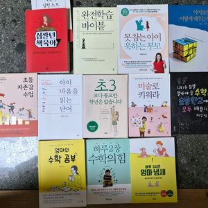 초등부모를 위한 양육서 12권(초등자존감수업.하루3시간엄마냄새 등) 이미지