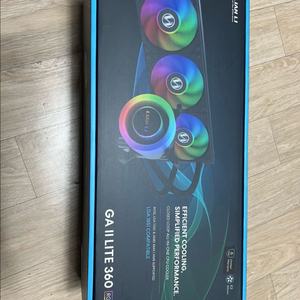 리안리 GA II LITE 360 RGB CPU 수냉쿨러미개봉 새거 이미지