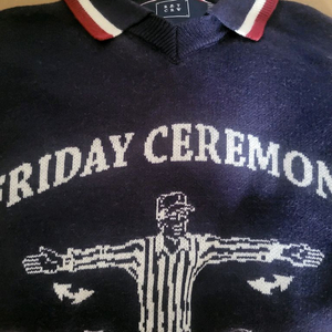 로맨틱크라운 카라 니트 미디움 이미지