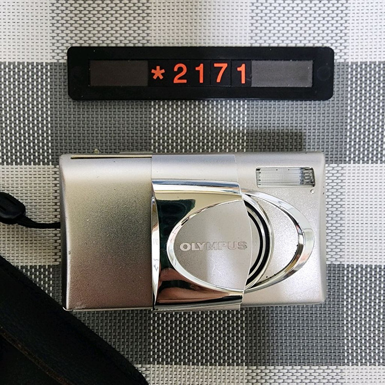 올림푸스 뮤 V 필름카메라 파우치포함 이미지