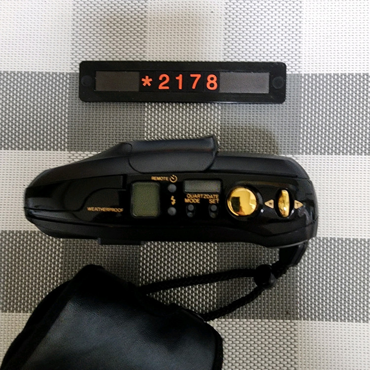 올림푸스 뮤 줌 디럭스 블랙바디 필름카메라 파우치포함 이미지