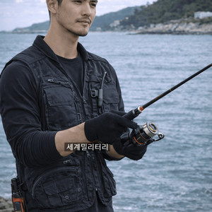 사계절 작업 조끼 낚시 등산 이미지