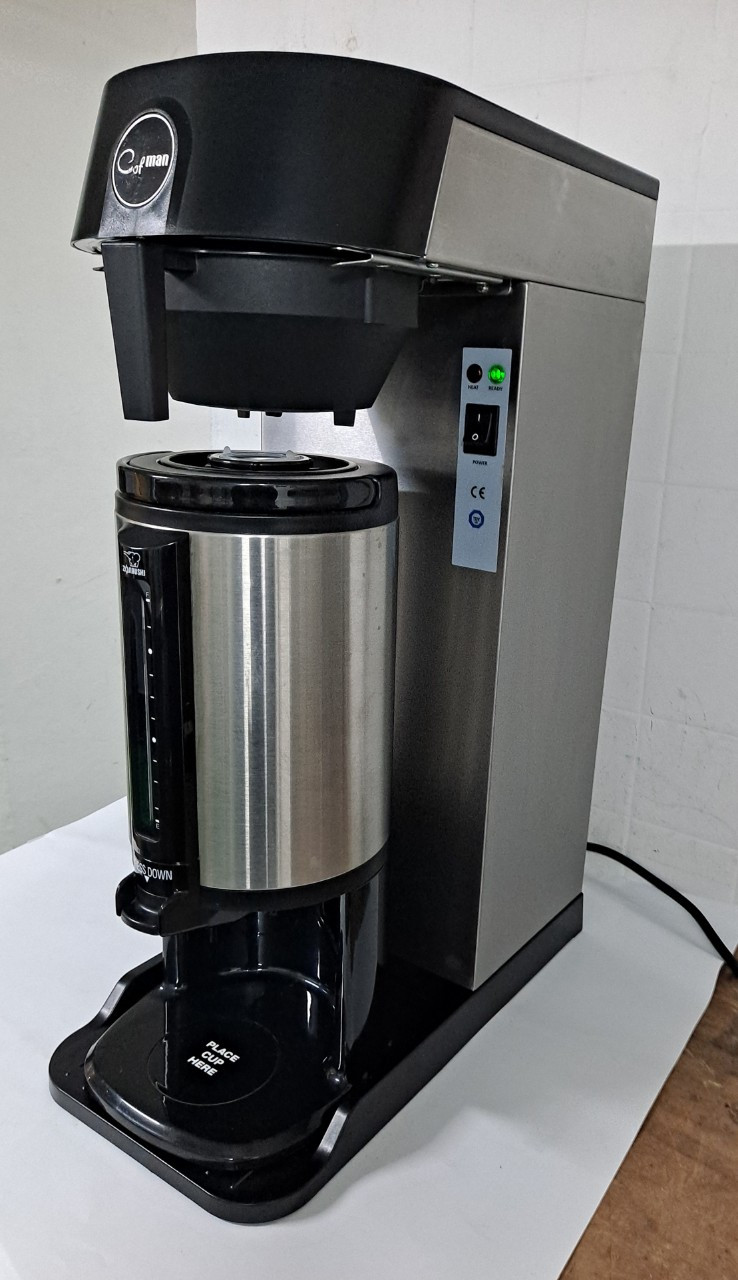 제조사 인증 중고 업소용 드립커피머신 배치 브루 브루어 브루잉 수동급수 DW101 TS 2.5L 커피보온통 포함 이미지