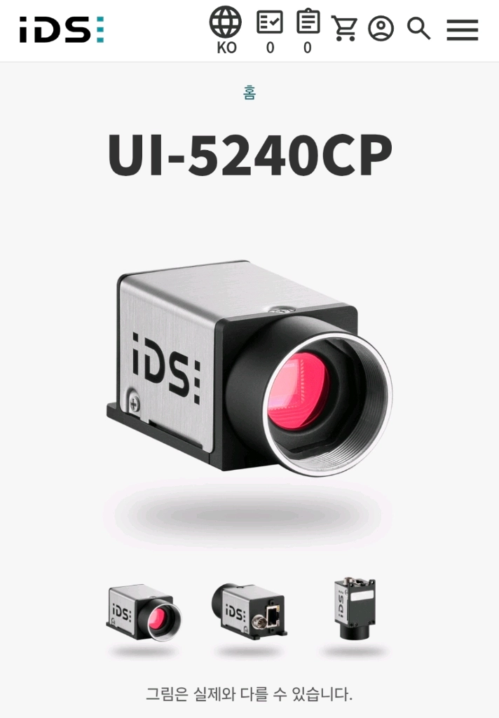 IDS산업용 카메라 UI-5240CP-C-HQ 이미지