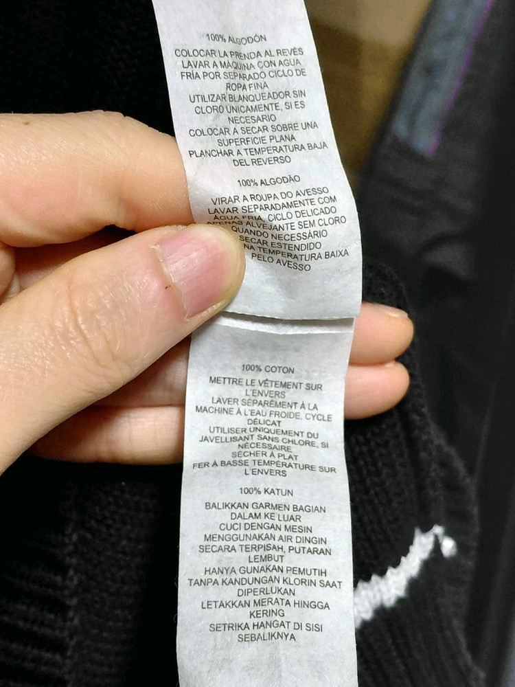 [아르마니익스체인지]코튼 숄카라 스웨터 L사이즈 이미지