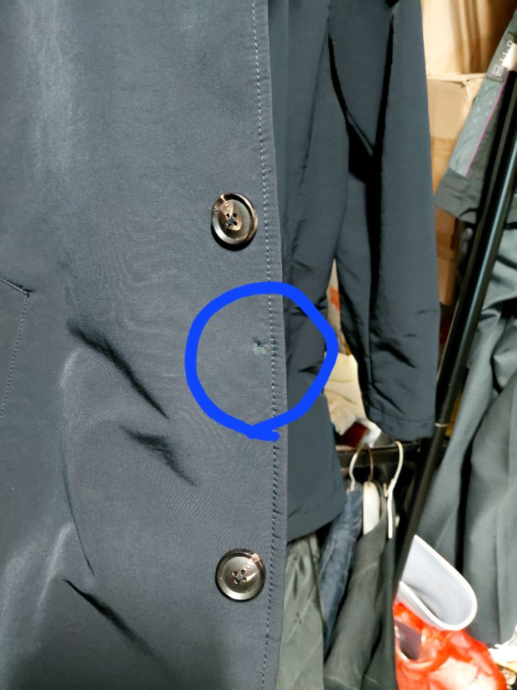 [갤럭시]라이프스타일 패딩 인 퀄팅 트렌치코트100사이즈 이미지