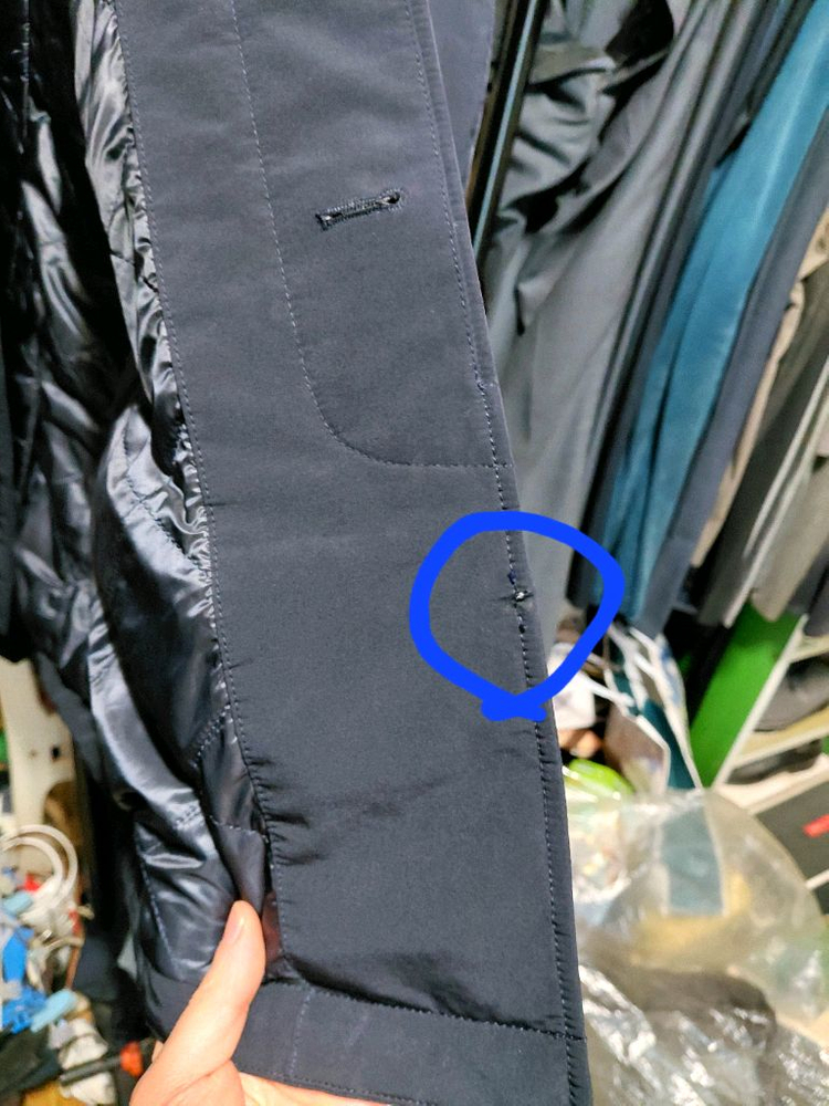 [갤럭시]라이프스타일 패딩 인 퀄팅 트렌치코트100사이즈 이미지