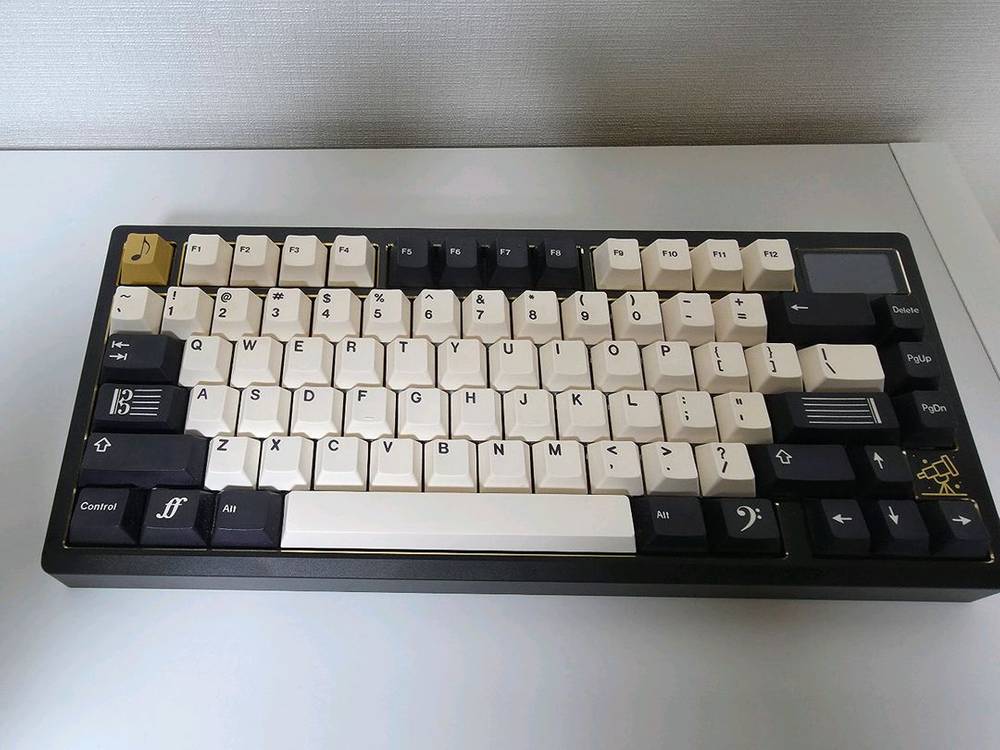 커스텀 키보드 zoom75 se black(줌75) + 비선로우 스위치 이미지