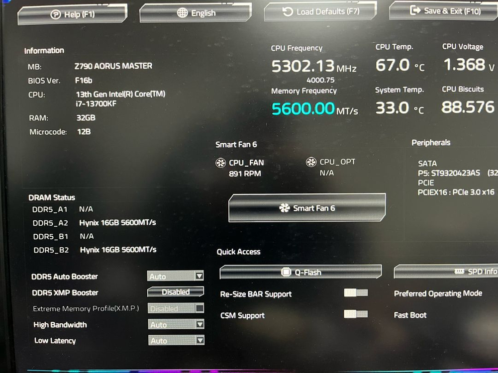 기가바이트 Z790 어로스마스터 팝니다 이미지