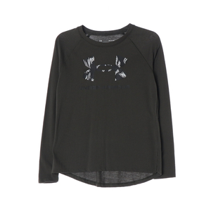 언더아머 그래픽 로고 레글런 긴팔 티셔츠 카키 S 이미지