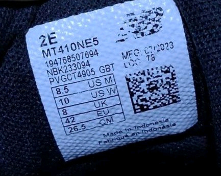 뉴발란스 410v5 올라운드화 260(265) 택비포함 이미지