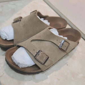 버켄스탁 취리히 스웨이드 여름 샌들 신발 36 230 베이지브라운 이미지