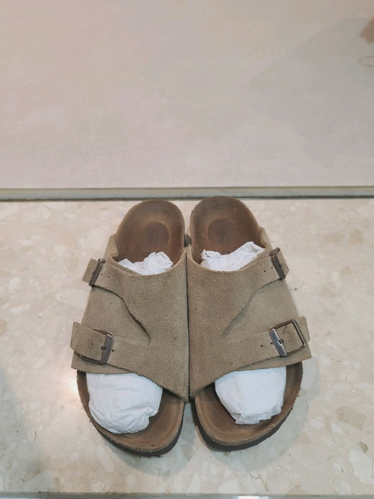 버켄스탁 취리히 스웨이드 여름 샌들 신발 36 230 베이지브라운 이미지