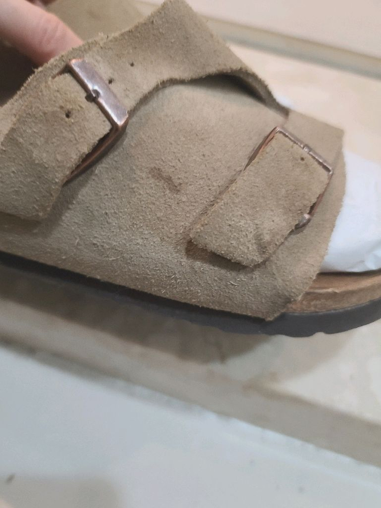 버켄스탁 취리히 스웨이드 여름 샌들 신발 36 230 베이지브라운 이미지