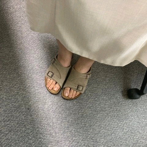 버켄스탁 취리히 스웨이드 여름 샌들 신발 36 230 베이지브라운 이미지