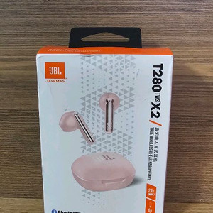 JBL T280X2 무선 이어폰 핑크 미개봉 이미지
