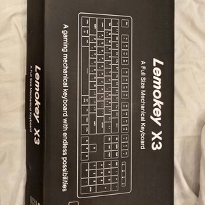 lemokey x3 적축 기계식 키보드 이미지