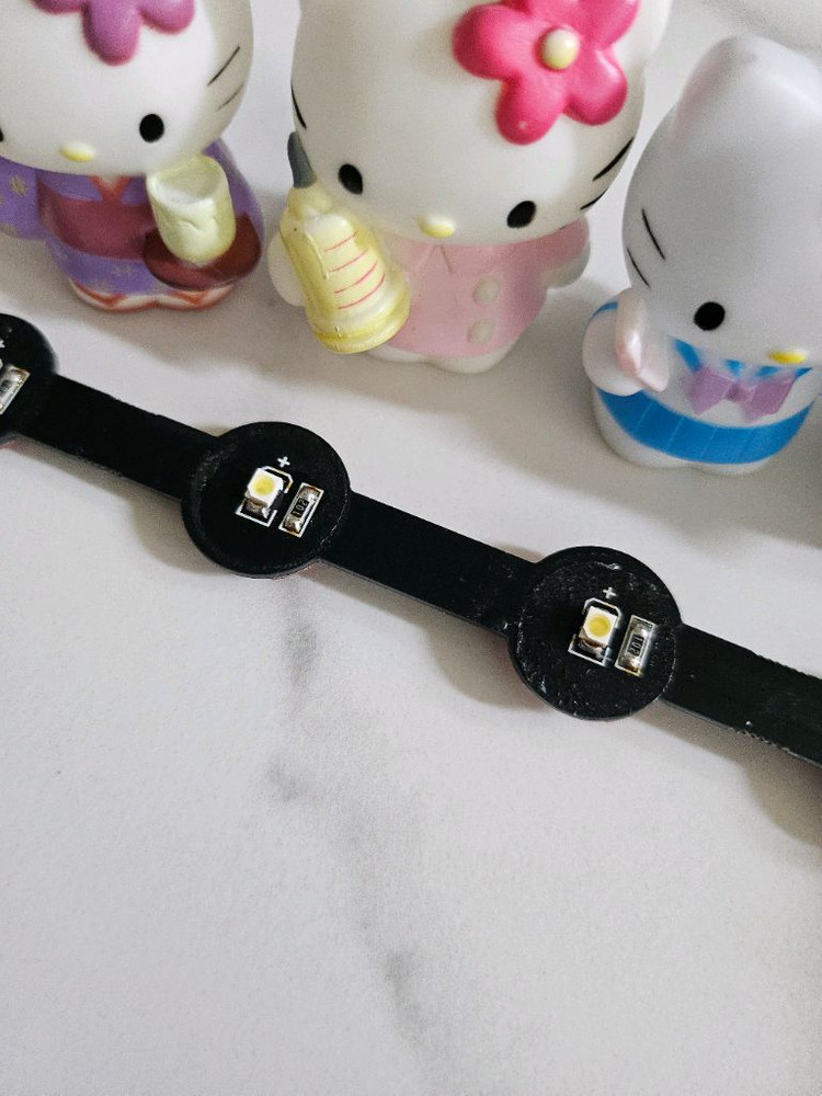 헬로키티 LED 차량용품 라이트 6구인형 희귀키티 세트 이미지