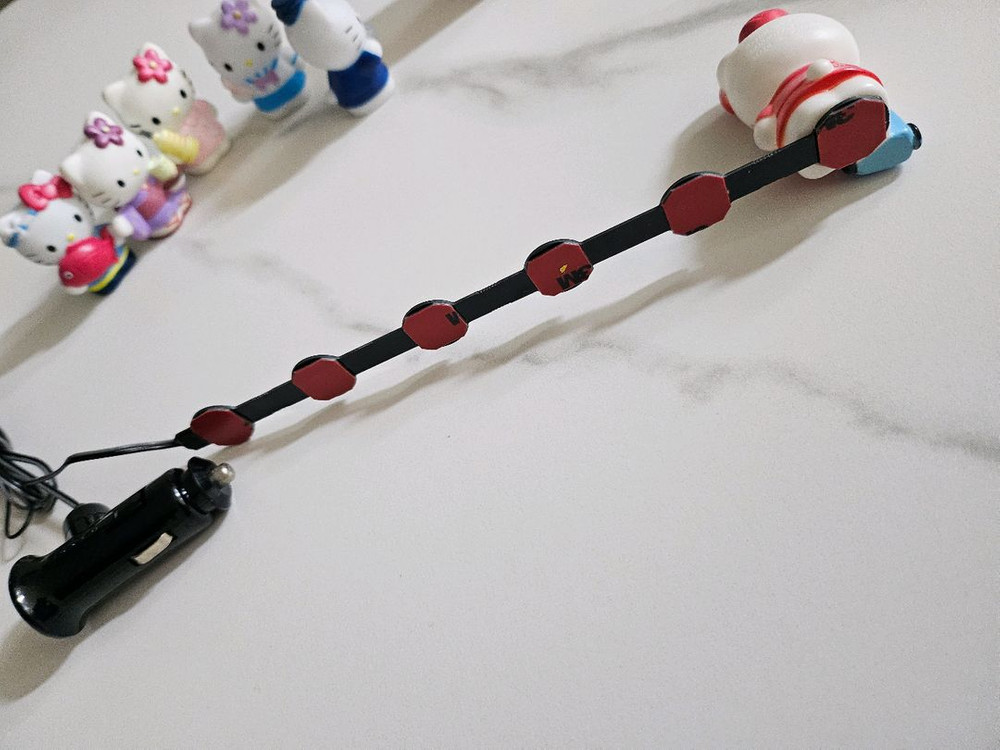 헬로키티 LED 차량용품 라이트 6구인형 희귀키티 세트 이미지