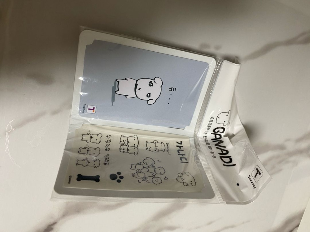 한정판 가나디 교통카드 이미지