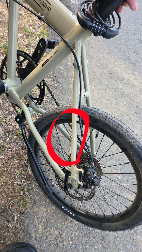 티티카카 S10HD 미니벨로 자전거 이미지