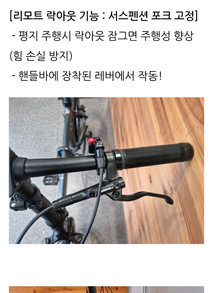 티티카카 S10HD 미니벨로 자전거 이미지