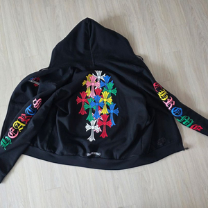 크롬하츠 멀티컬러 후드 집업 M사이즈 이미지