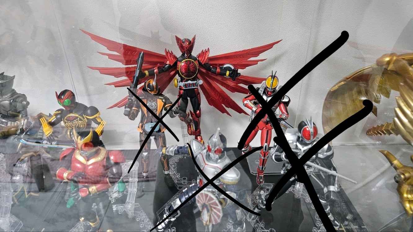 가조립 (피규어라이즈) 가면라이더 프라모델 일괄 판매 이미지