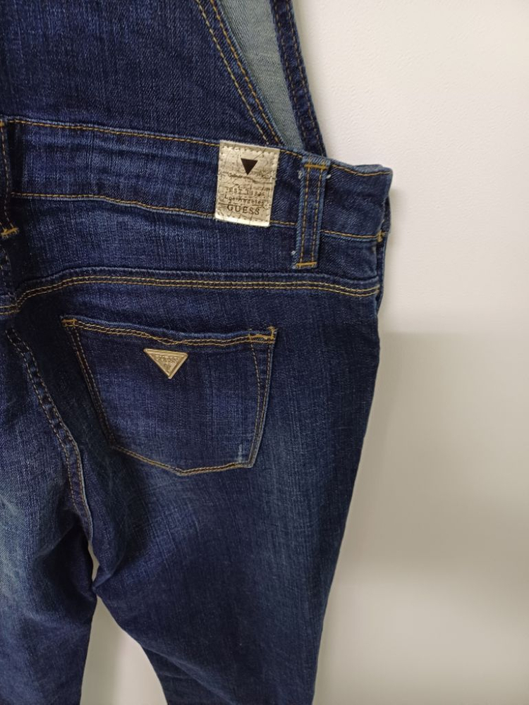 여성 게스 데님 멜빵바지 (새상품급.사방스판28) 이미지