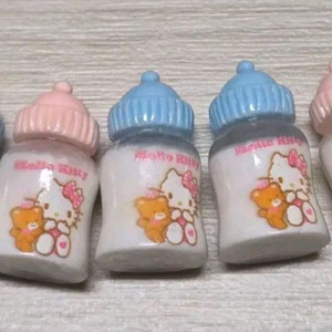 헬로키티 아기 젖병 인형 미니장난감 5ea 이미지